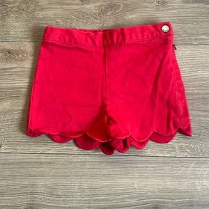 Jacadi girls scalloped shorts 12m
